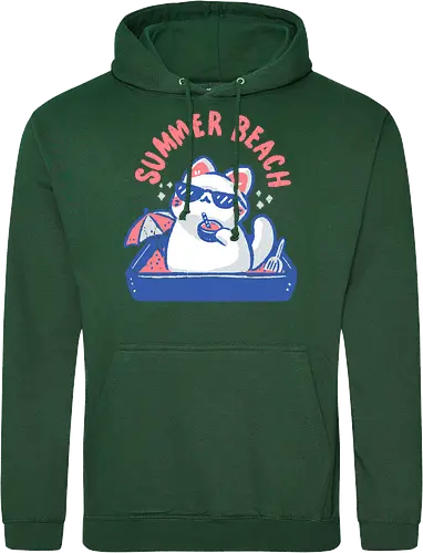Funny Summer Beach Cat