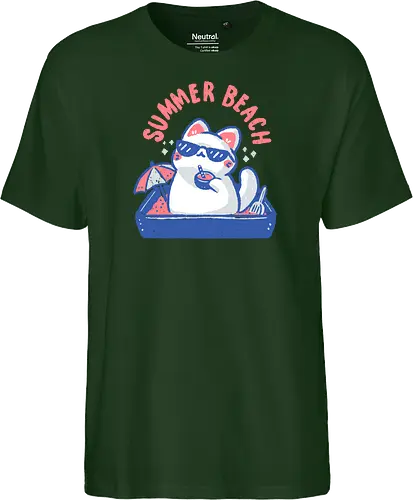 Funny Summer Beach Cat