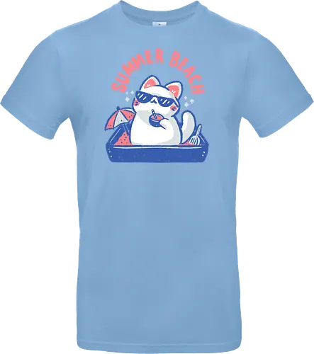 Funny Summer Beach Cat