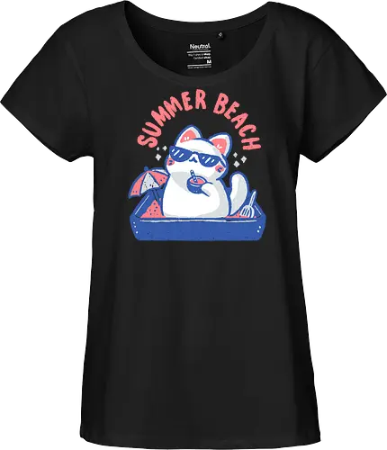 Funny Summer Beach Cat