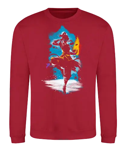 I am the avatar! Deal with it! - the legend of Korra, avatar Korra, cartoon, anime, water tribe, water bender, television, TV, anime - Sweatshirt