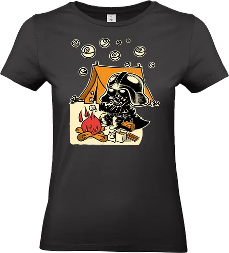Under Death stars - Villain, Camping, Space Opera, moon - Standard T-Shirt (Women)