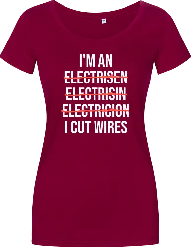 Lustiger Elektriker Spruch – Ich Bin Elektriker... Ich Schneide Kabel Humor