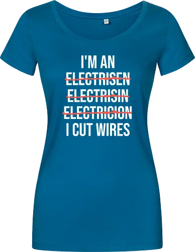 Lustiger Elektriker Spruch – Ich Bin Elektriker... Ich Schneide Kabel Humor