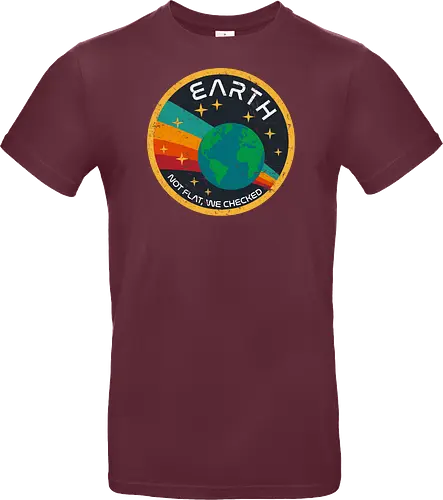 Not flat vintage - pluto, solar system, moon, planets, sun, retro, vintage, funny, earth - Standard T-Shirt