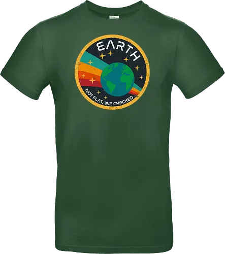 Not flat vintage - pluto, solar system, moon, planets, sun, retro, vintage, funny, earth - Standard T-Shirt