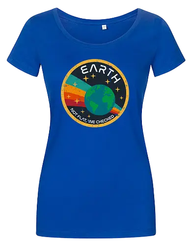 Not flat vintage - pluto, solar system, moon, planets, sun, retro, vintage, funny, earth - Women T-Shirt