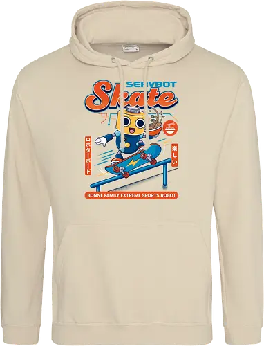 SERVBOT Skate - anime, manga, kawaii, japan, otaku, geek, nerd, retro, gaming, popculture, japanstyle, vaporwave, streetwear, gamer, cosplay - Standard Hoodie
