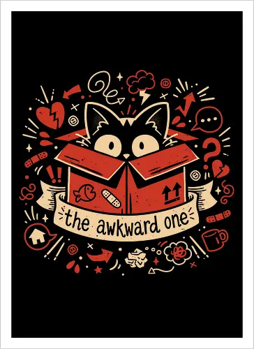 The Awkward One - Introverted Cat