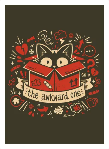 The Awkward One - Introverted Cat