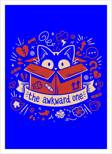 The Awkward One - Introverted Cat