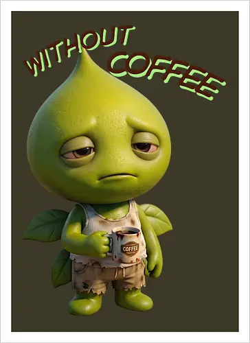 Seed - Without Coffee - Artprint