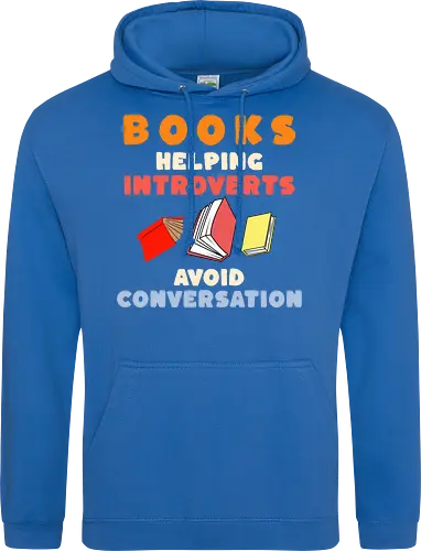 Bücher Helfen Introvertierten Gespräche Zu Vermeiden – Lustiges Lese Humor Design
