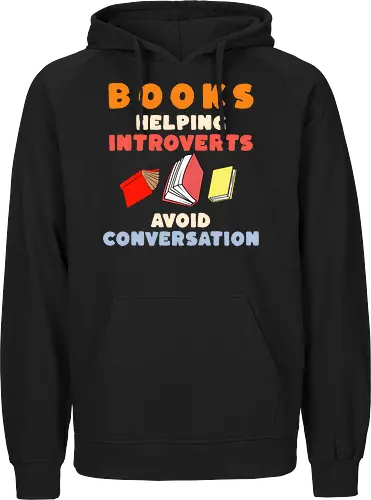 Bücher Helfen Introvertierten Gespräche Zu Vermeiden – Lustiges Lese Humor Design