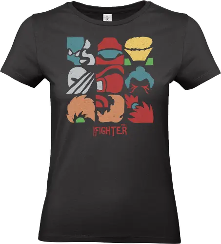 1987 fighters - streetfighter, videogame, classic, fight, bison, ken, ryu, honda, icon, logo, mascot - Standard T-Shirt (Women)