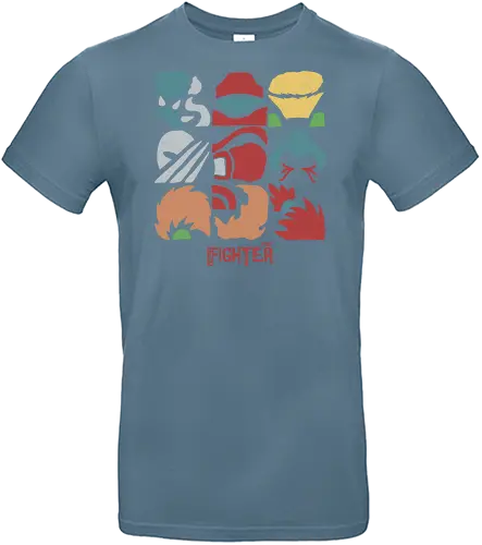 1987 fighters - streetfighter, videogame, classic, fight, bison, ken, ryu, honda, icon, logo, mascot - Standard T-Shirt