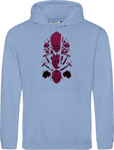 the wizard gang  - wizard, witch, magician, mushroom, fungi, dorohedoro, anime, manga, streetwear - Standard Hoodie