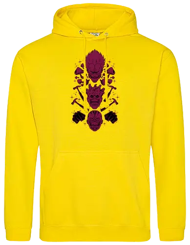 the wizard gang  - wizard, witch, magician, mushroom, fungi, dorohedoro, anime, manga, streetwear - Standard Hoodie