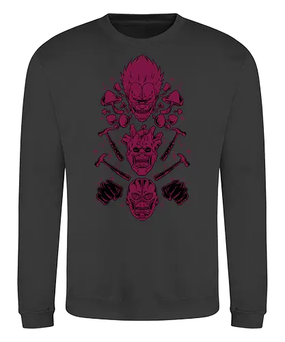 the wizard gang  - wizard, witch, magician, mushroom, fungi, dorohedoro, anime, manga, streetwear - Sweatshirt