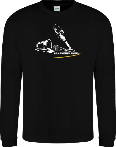 Bananenflanke Stadionshirt - Motiv weiß - Sweatshirt