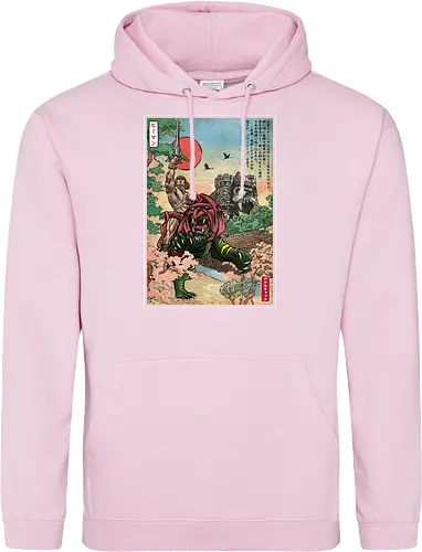 Prince of Eternia in Japan  - retro, battle cat, japanese art, fantasy movies, he, man, masters, universe - Standard Hoodie