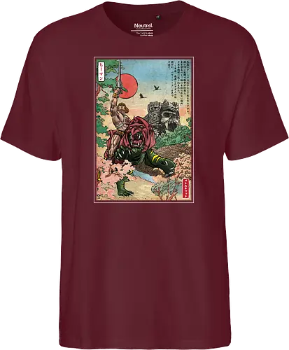 Prince of Eternia in Japan  - retro, battle cat, japanese art, fantasy movies, he, man, masters, universe - Fairtrade T-Shirt