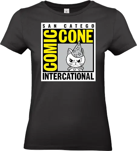 Comic Cone - Comic Con, Cat, Cats - Standard T-Shirt (Women)