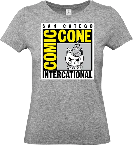Comic Cone - Comic Con, Cat, Cats - Standard T-Shirt (Women)
