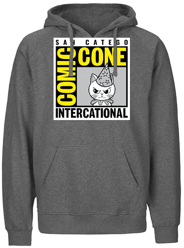 Comic Cone - Comic Con, Cat, Cats - Fairtrade Hoodie