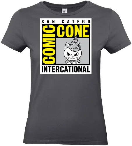 Comic Cone - Comic Con, Cat, Cats - Standard T-Shirt (Women)