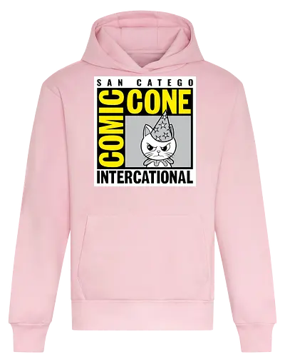 Comic Cone - Comic Con, Cat, Cats - Heavyweight Hoodie
