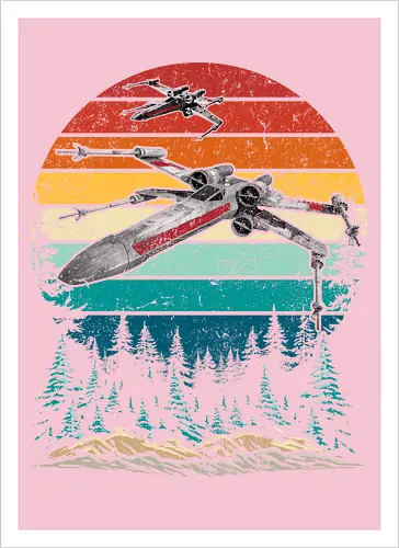 X-wing starfighter vintage