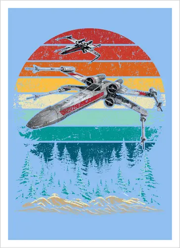 X-wing starfighter vintage