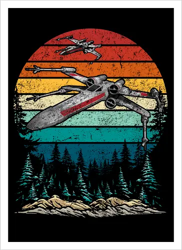X-wing starfighter vintage