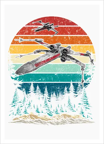 X-wing starfighter vintage