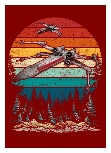 X-wing starfighter vintage