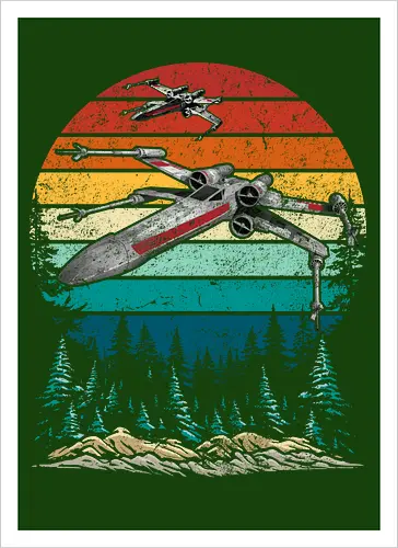 X-wing starfighter vintage