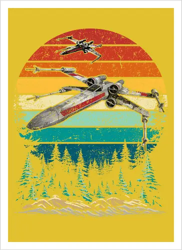 X-wing starfighter vintage