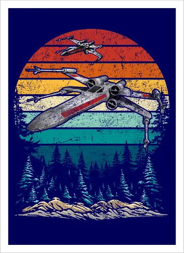 X-wing starfighter vintage