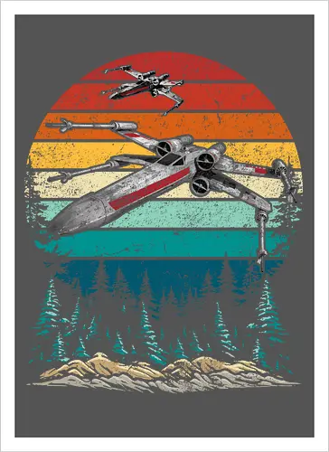 X-wing starfighter vintage