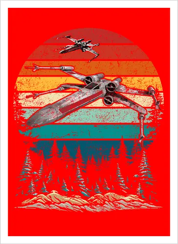 X-wing starfighter vintage