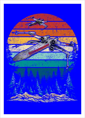 X-wing starfighter vintage