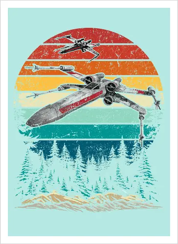 X-wing starfighter vintage