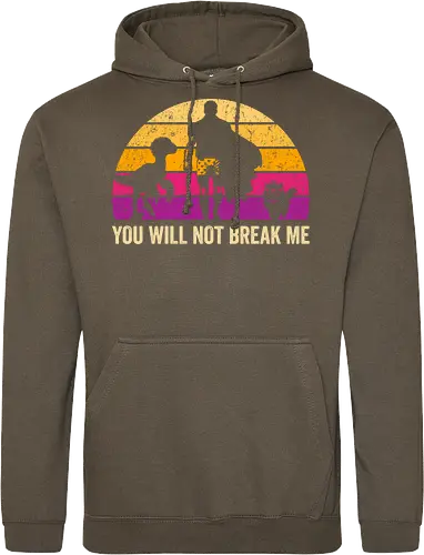 You will not break me vintage - dungeon crawler carl, cat, novel, books, retro, vintage, princess donut, fantasy - Standard Hoodie