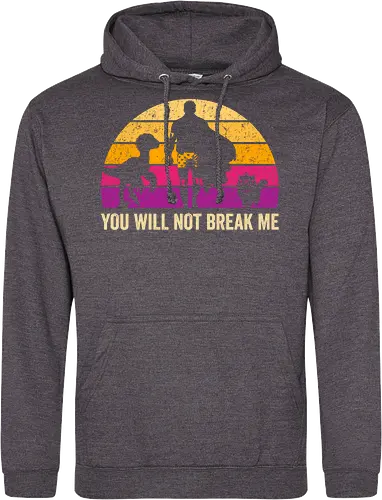You will not break me vintage - dungeon crawler carl, cat, novel, books, retro, vintage, princess donut, fantasy - Standard Hoodie