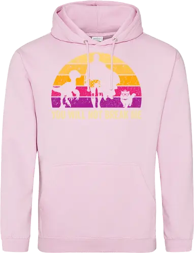 You will not break me vintage - dungeon crawler carl, cat, novel, books, retro, vintage, princess donut, fantasy - Standard Hoodie
