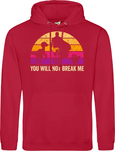 You will not break me vintage - dungeon crawler carl, cat, novel, books, retro, vintage, princess donut, fantasy - Standard Hoodie