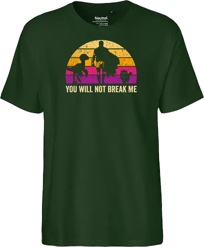 You will not break me vintage - dungeon crawler carl, cat, novel, books, retro, vintage, princess donut, fantasy - Fairtrade T-Shirt