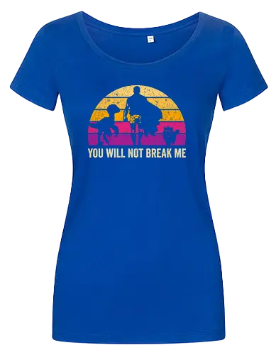 You will not break me vintage - dungeon crawler carl, cat, novel, books, retro, vintage, princess donut, fantasy - Women T-Shirt