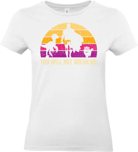 You will not break me vintage - dungeon crawler carl, cat, novel, books, retro, vintage, princess donut, fantasy - Standard T-Shirt (Women)